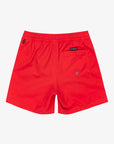 Quiksilver Boys Everyday Solid 14" Swim Shorts (8-16 Yrs) - High Risk Red - ManGo Surfing
