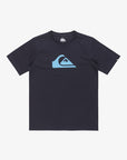 Quiksilver Boys EV Comp Logo T-Shirt (8-16 Yrs) - Dark Navy - ManGo Surfing