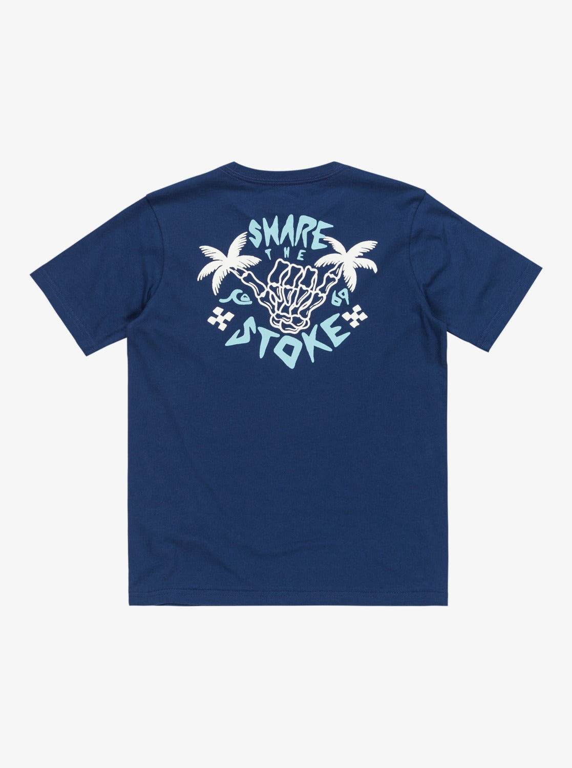 Quiksilver Boys EV Share The Stoke T-Shirt (8-16 Yrs) - Estate Blue - ManGo Surfing