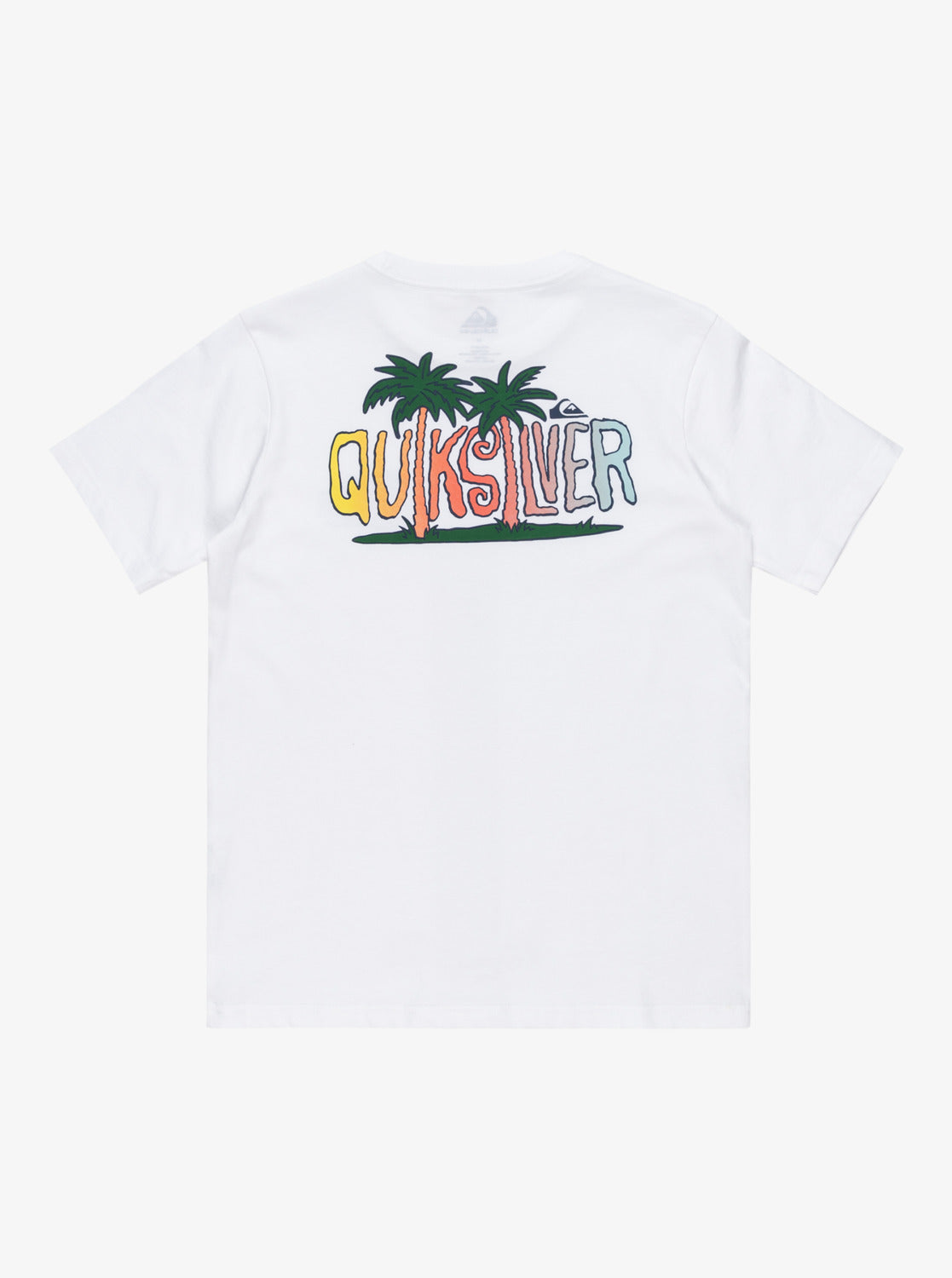 Quiksilver Boys EV Sunny Palms T-Shirt (8-16 Yrs) - White - ManGo Surfing