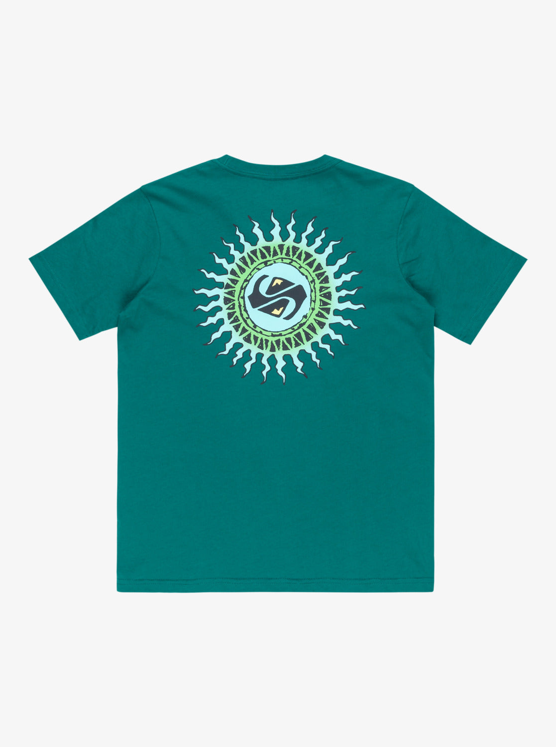 Quiksilver Boys EV Beach Blast T-Shirt (8-16 Yrs) - Teal Green - ManGo Surfing