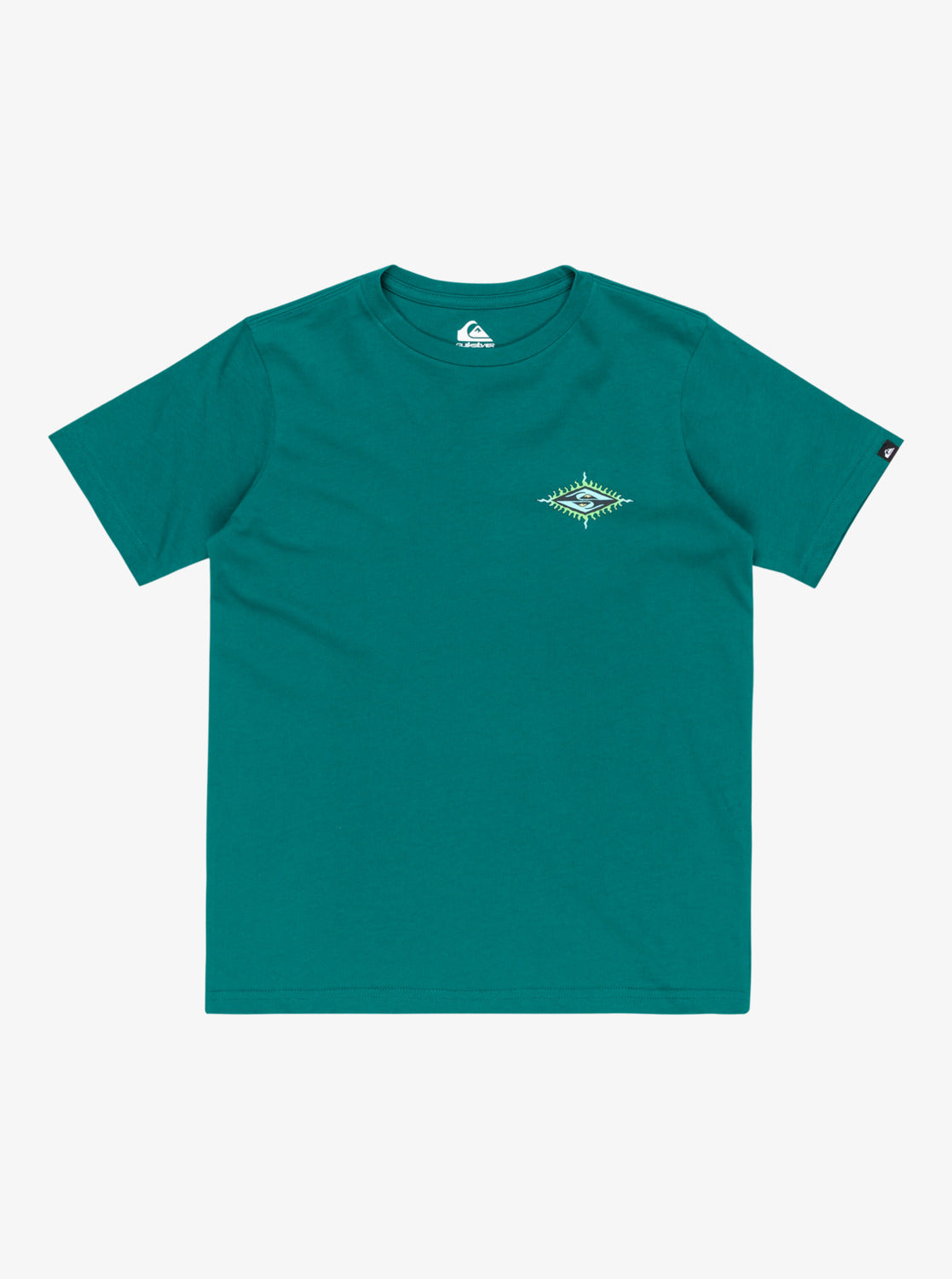 Quiksilver Boys EV Beach Blast T-Shirt (8-16 Yrs) - Teal Green - ManGo Surfing