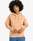 Quiksilver Womens Oversized Pullover Hoodie - Praline - ManGo Surfing