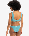 Quiksilver Womens Dark Roy Full Coverage Bikini Top - Brittany Blue - ManGo Surfing
