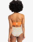 Quiksilver Womens Melly Full Coverage Bikini Bottoms - Brittany Blue Forever - ManGo Surfing