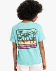 Quiksilver Womens Standard T-Shirt - Aqua Sky - ManGo Surfing