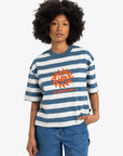 Quiksilver Womens Boyfriend T-Shirt - Real Teal - ManGo Surfing