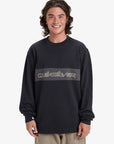 Quiksilver Mens CB Sweatshirt - Black - ManGo Surfing
