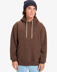 Quiksilver Mens Salt Water Hoodie - Chocolate Brown - ManGo Surfing