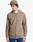 Quiksilver Mens Salt Water Full Zip Hoodie - Fallen Rock - ManGo Surfing