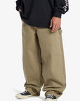 Quiksilver Mens Mercury Straight Out Wide Cargo Pants - Elmwood - ManGo Surfing