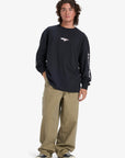 Quiksilver Mens Mercury Straight Out Wide Cargo Pants - Elmwood - ManGo Surfing