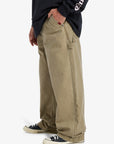 Quiksilver Mens Mercury Straight Out Wide Cargo Pants - Elmwood - ManGo Surfing