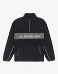 Quiksilver Mens Omni Sherpa Half-Zip Technical Fleece - Black - ManGo Surfing