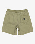 Quiksilver Mens Taxer 18" Elastic Waist Walkshorts - Aloe