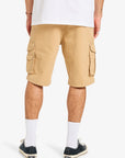 Quiksilver Mens Crucial Battle 21" Cargo Walkshorts - Khaki - ManGo Surfing