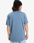 Quiksilver Mens EV Mini Logo T-Shirt - China Blue - ManGo Surfing