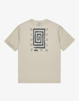 Quiksilver Mens Cl Soul Maze T-Shirt - Snow White - ManGo Surfing