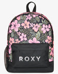 Roxy Sugar Baby Bottle Medium Backpack - Anthracite Fearless Floral - ManGo Surfing