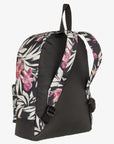 Roxy Womens Sugar Baby Bottle Medium Backpack - Anthracite Wind Swept Floral
