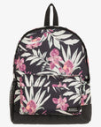 Roxy Womens Sugar Baby Bottle Medium Backpack - Anthracite Wind Swept Floral