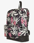 Roxy Womens Sugar Baby Bottle Medium Backpack - Anthracite Wind Swept Floral