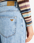 Roxy Womens Milla Wide Leg Beau Cropped Jeans - Beau Blue - ManGo Surfing