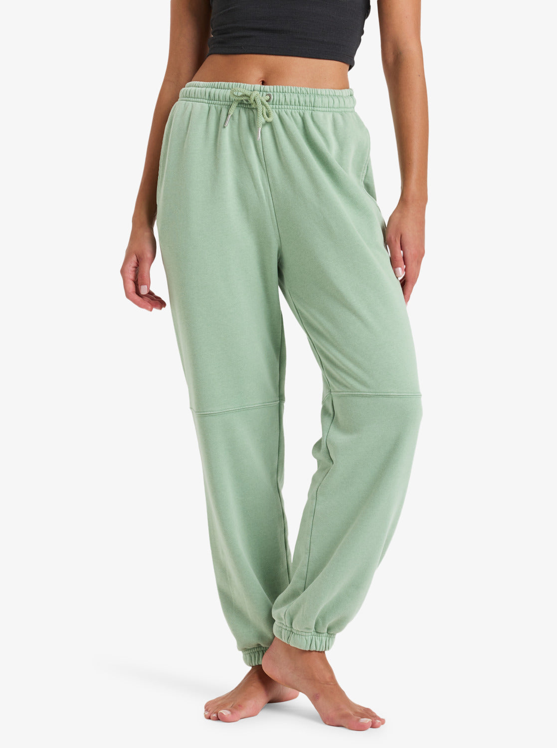 Roxy Womens Oasis Haze Ii Elastic Waist Pants - Basil - ManGo Surfing