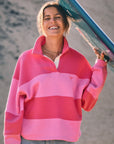 Roxy Womens Cross Your Mind Sweatshirt - Honey Suckle - ManGo Surfing