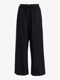 Roxy Womens Lekeitio Break Elasticated Waist Trousers - Anthracite - ManGo Surfing
