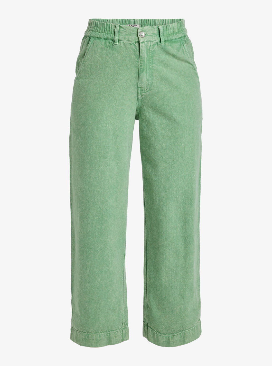 Roxy Womens Break My Soul Elastic Waist Pants - Basil - ManGo Surfing
