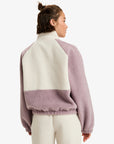Roxy Womens Waves Of Warmth Colorblock Sport Jumper - Nirvana