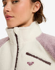 Roxy Womens Waves Of Warmth Colorblock Sport Jumper - Nirvana