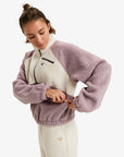 Roxy Womens Waves Of Warmth Colorblock Sport Jumper - Nirvana