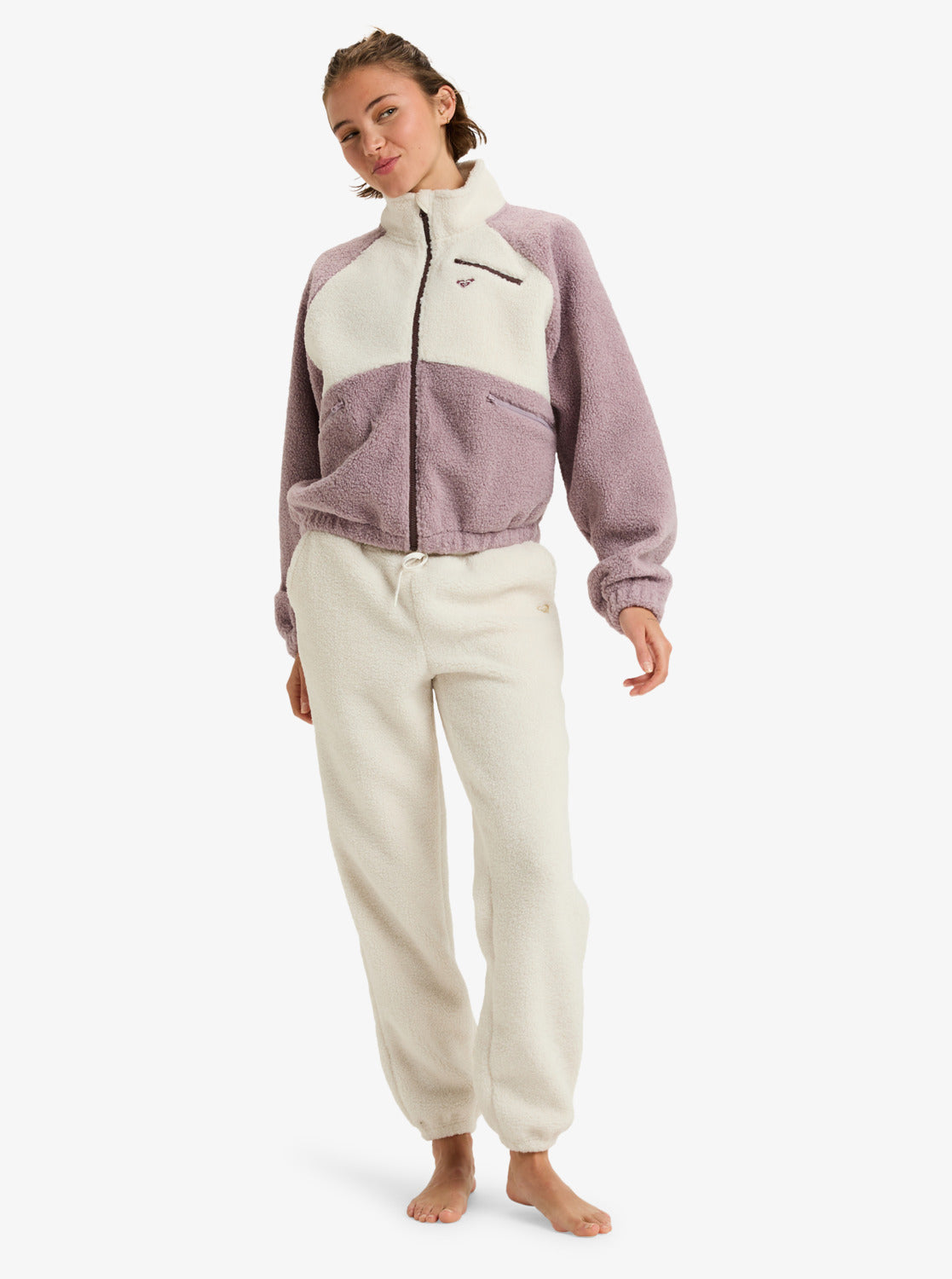 Roxy Womens Waves Of Warmth Colorblock Sport Jumper - Nirvana