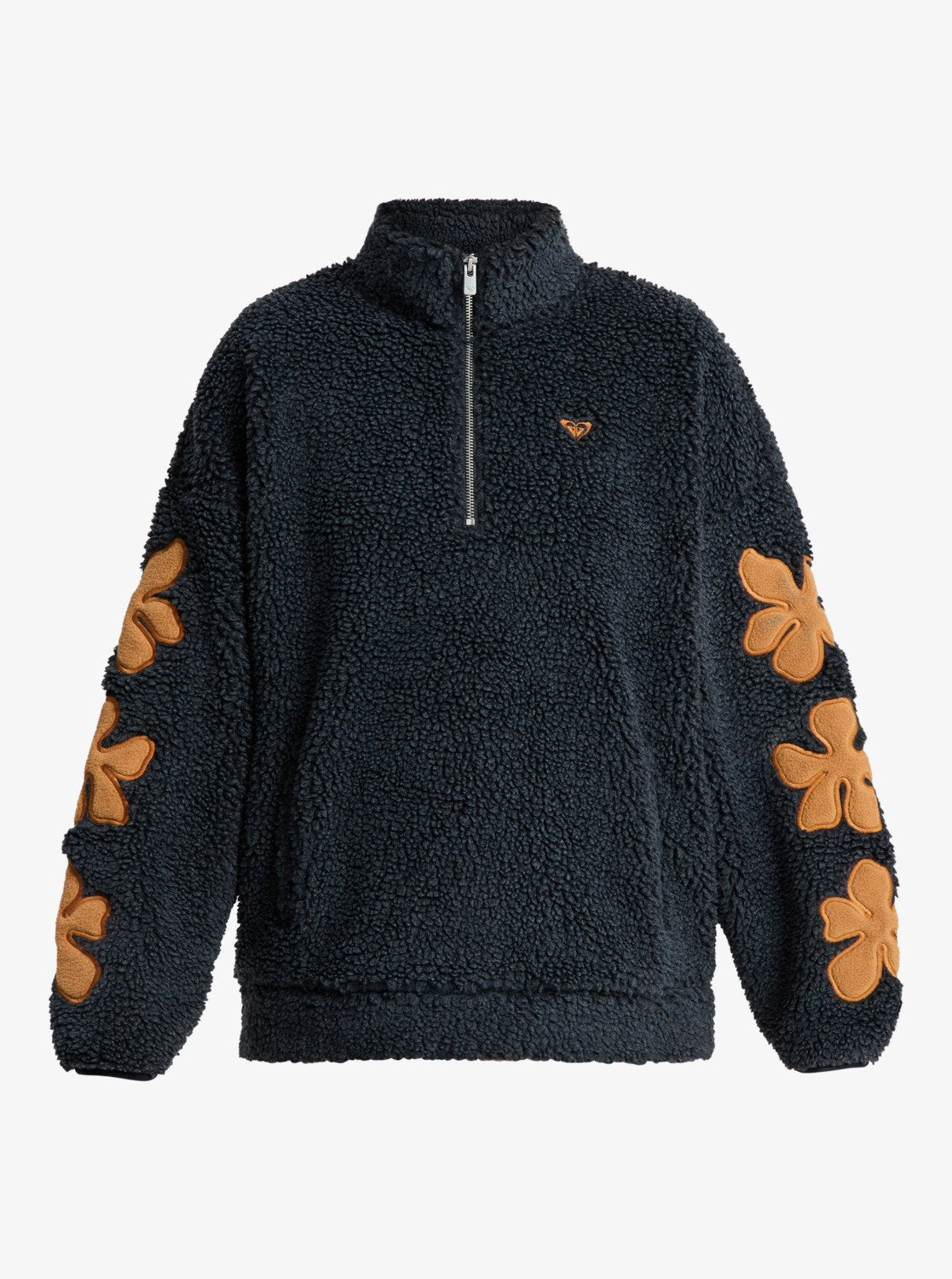Roxy Womens Far Away Zip-Up Fleece - Anthracite