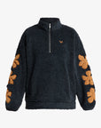 Roxy Womens Far Away Zip-Up Fleece - Anthracite