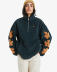 Roxy Womens Far Away Zip-Up Fleece - Anthracite
