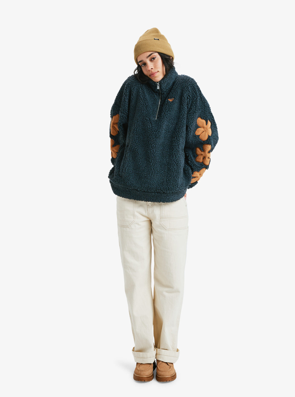 Roxy Womens Far Away Zip-Up Fleece - Anthracite