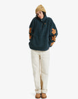 Roxy Womens Far Away Zip-Up Fleece - Anthracite