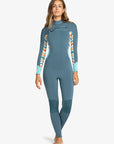 Roxy Womens 3/2mm Swell Series Chest Zip Wetsuit - Stargazer - ManGo Surfing