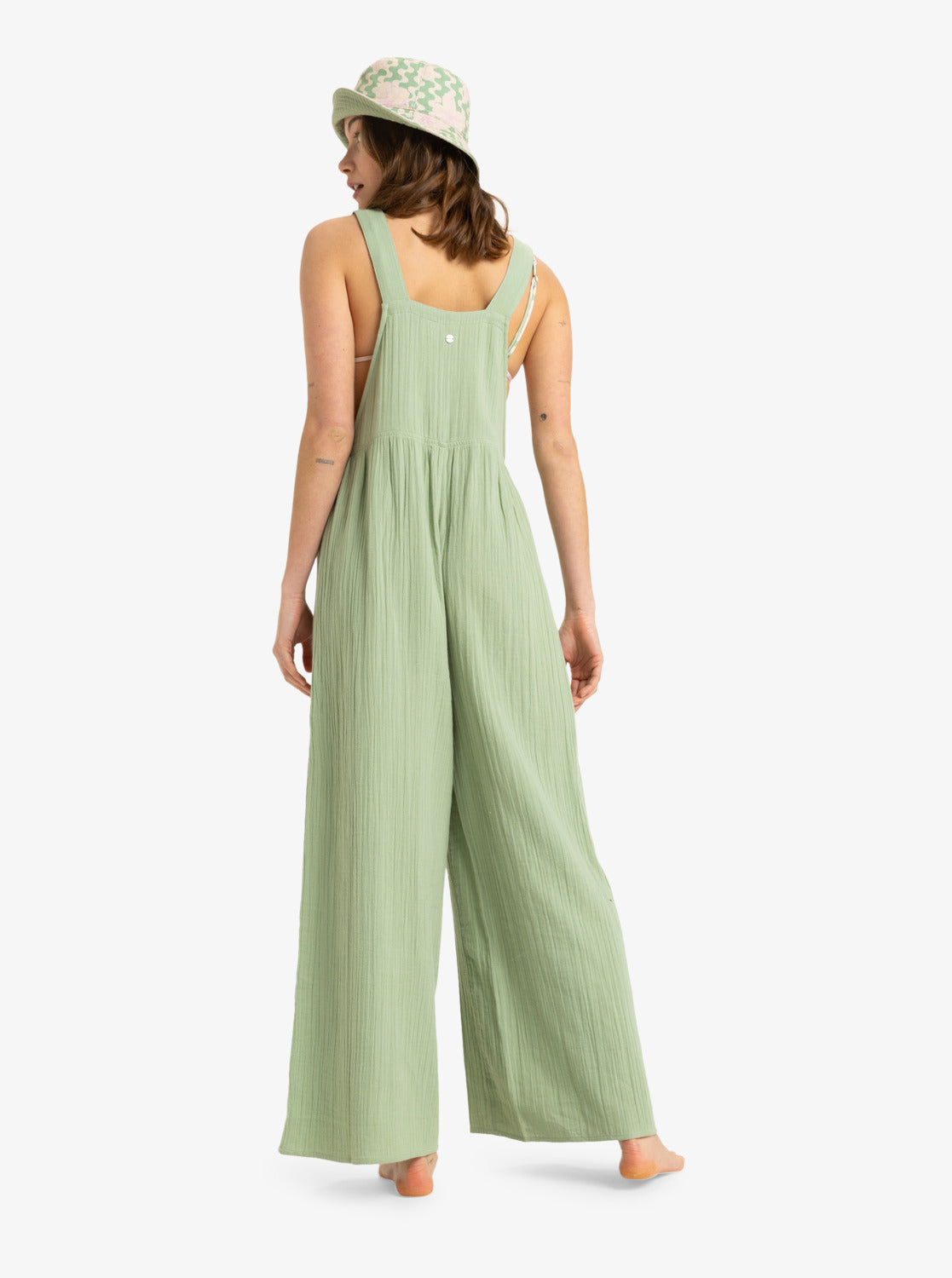 Roxy Womens Easy Isle Jumpsuit - Basil - ManGo Surfing