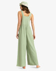Roxy Womens Easy Isle Jumpsuit - Basil - ManGo Surfing