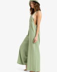 Roxy Womens Easy Isle Jumpsuit - Basil - ManGo Surfing