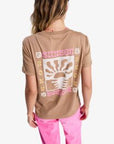 Roxy Womens Oceanregular Poster T-Shirt - Woodsmoke - ManGo Surfing