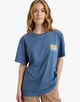 Roxy Womens Hangloose Poster T-Shirt - Vintage Indigo - ManGo Surfing