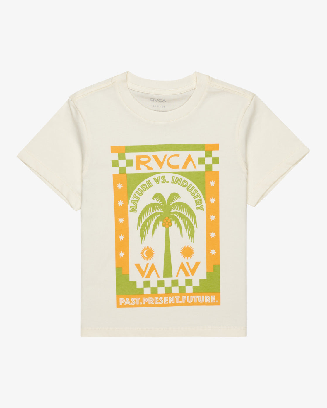 RVCA Womens Palmy Daze T-Shirt - Antique White - ManGo Surfing