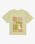 RVCA Womens Natural Tapestry T-Shirt - Lint - ManGo Surfing