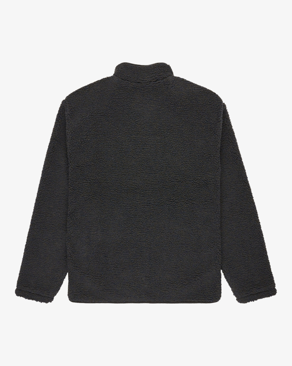RVCA Mens Westwood Snap Fleece Top - Moody Blue