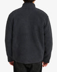 RVCA Mens Westwood Snap Fleece Top - Moody Blue